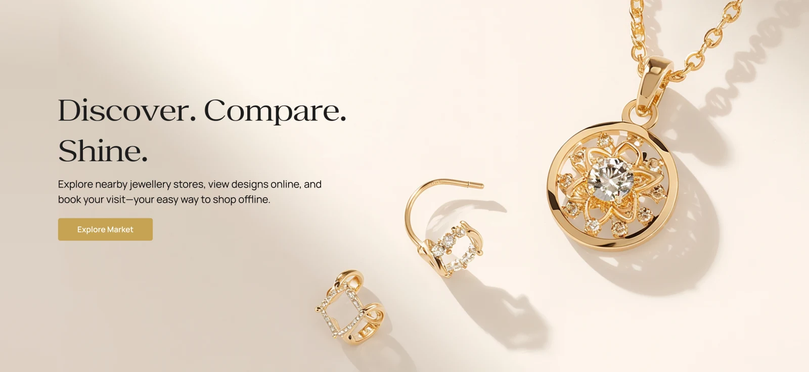 Discover Compare Shine - Jewellery collection showcase